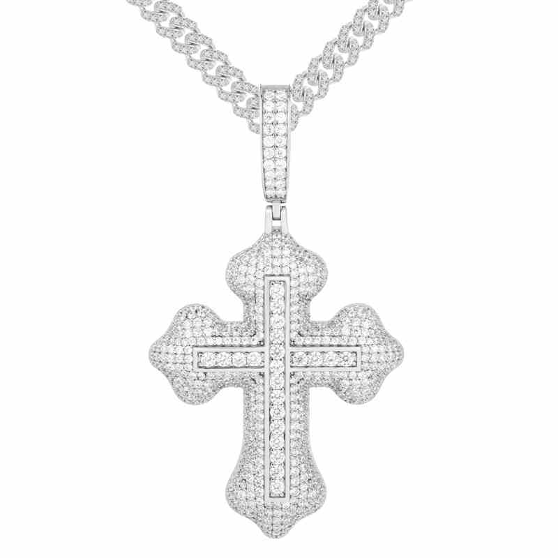 real cross necklace