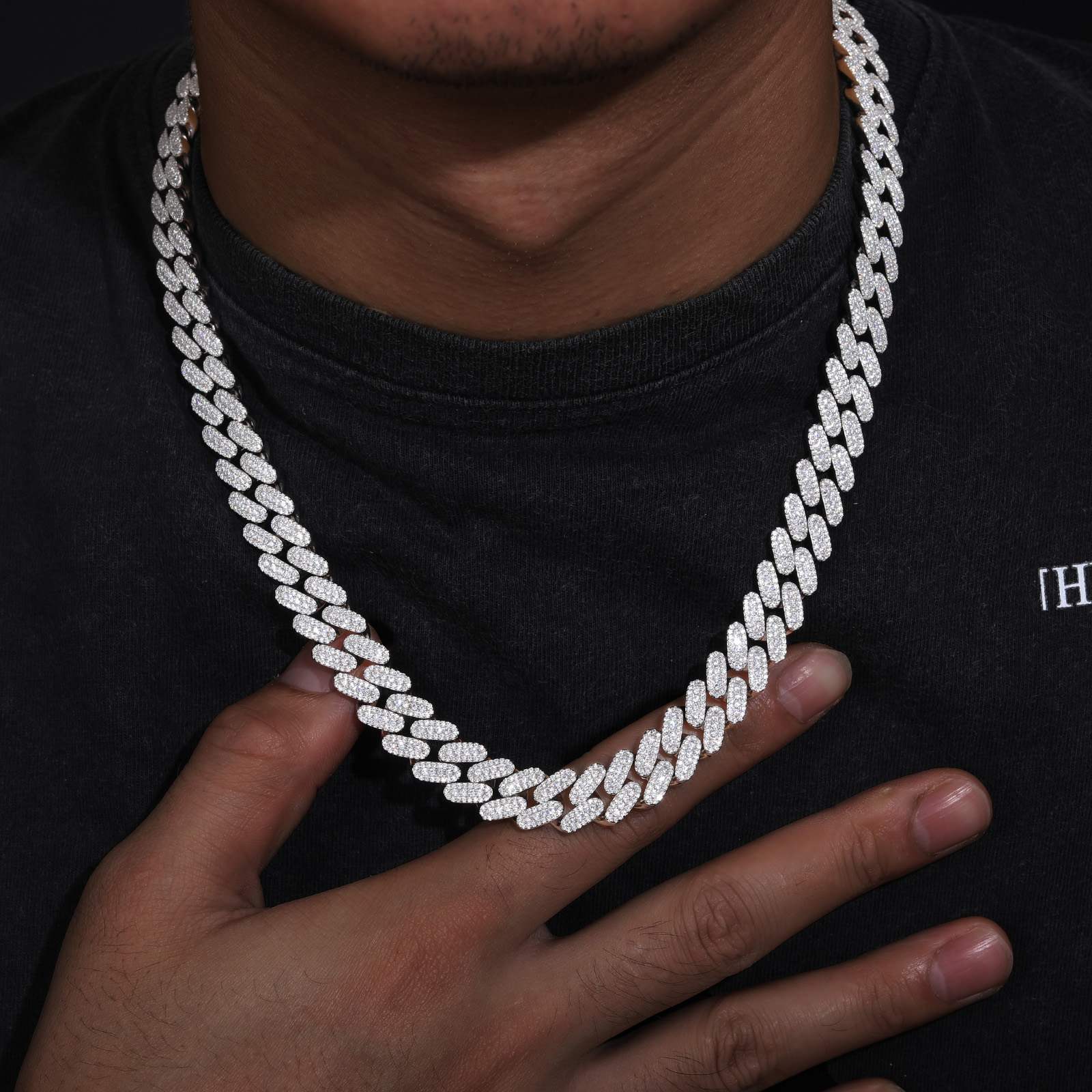 rose gold cuban link necklace