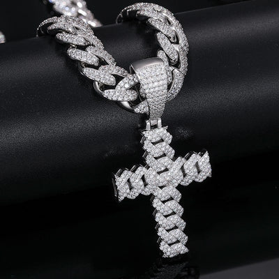 swarovski cross necklace
