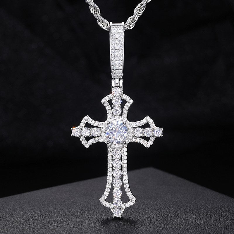 tiffany cross necklace