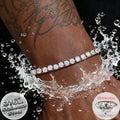 316L Stainless Steel Moissanite Tennis Bracelet for Women & Men