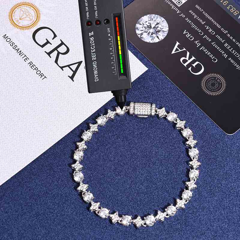 white gold diamond tennis bracelet